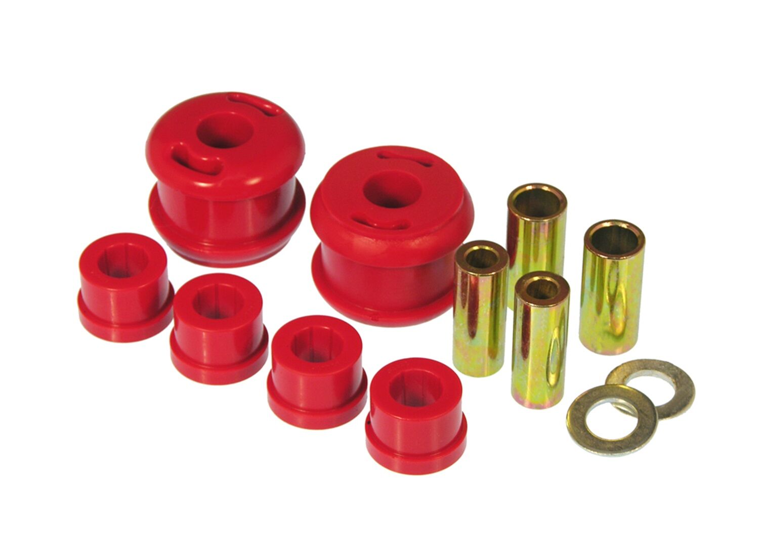 2006-2013 Subaru Impreza WRX Front Control Arm Bushing Kit Red Prothane - 16-303