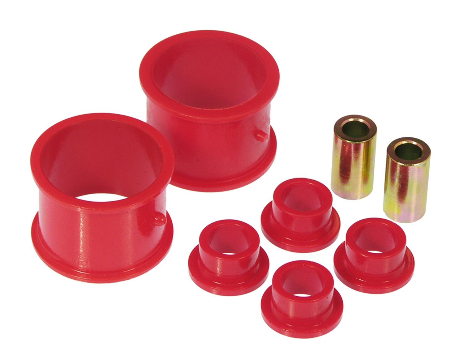 2009-2012 Subaru Impreza WRX Premium Steering Rack Bushing Kit Red Prothane - 16-701