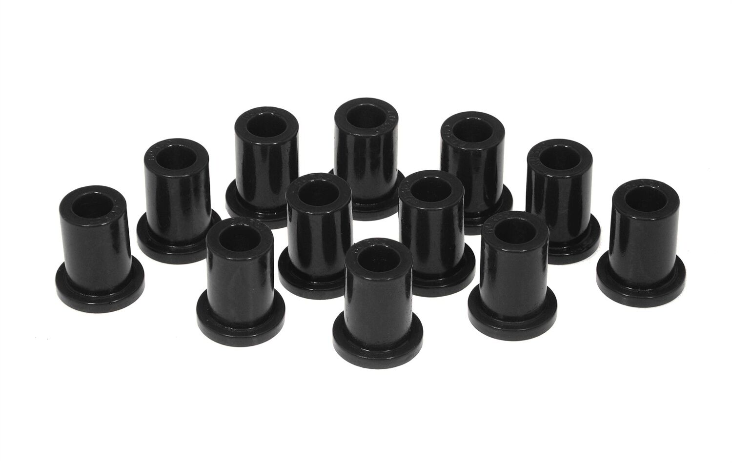 1975-1980 Toyota Land Cruiser Leaf Spring Eye/Shackle Bushing Kit Black Prothane - 18-1003-BL