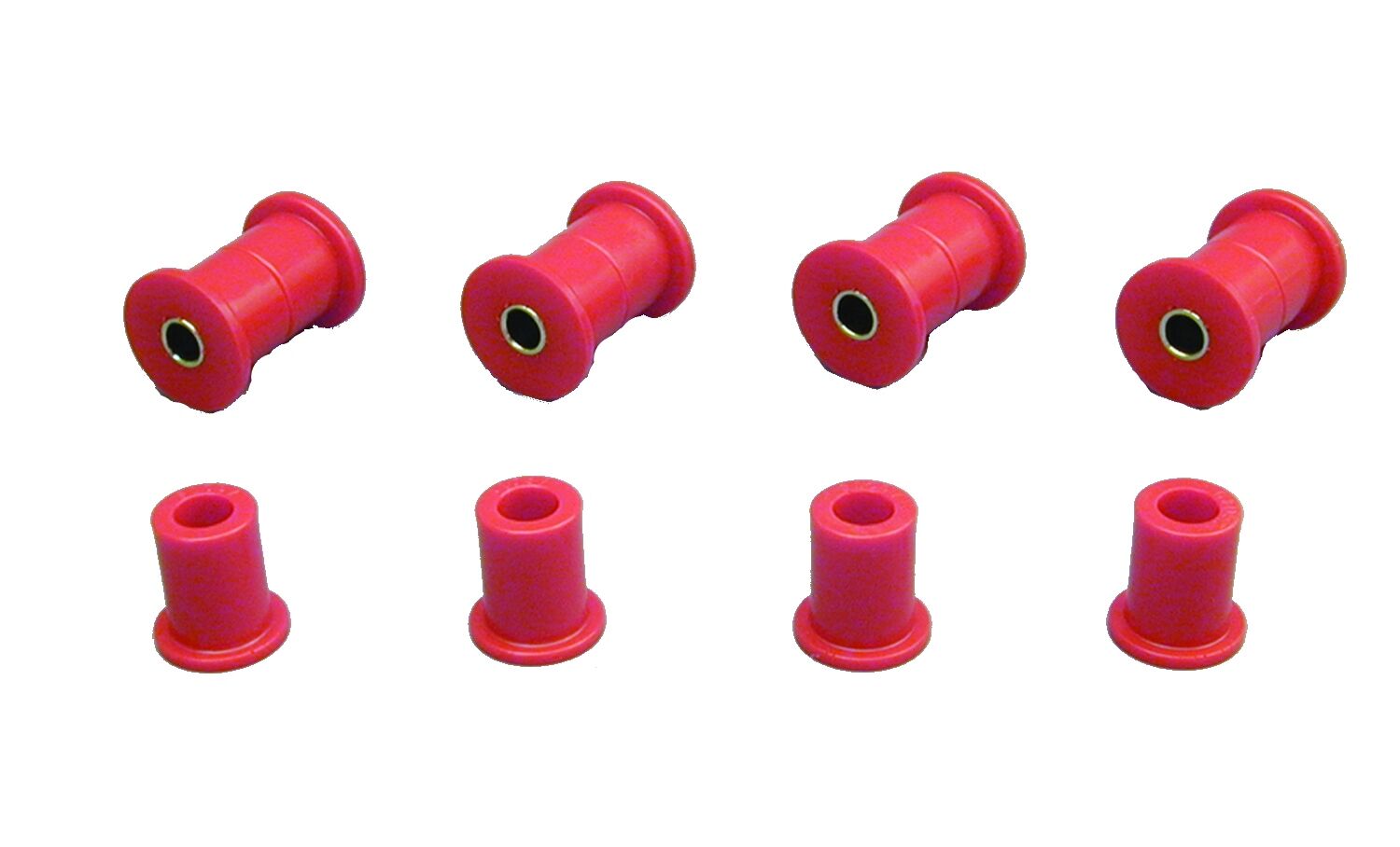 1989 Toyota 4Runner Rear Leaf Spring Eye/Shackle Bushing Kit Red Prothane - 18-1006