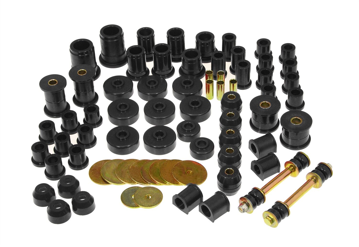 1984-1988 Toyota 4Runner Total Bushing Kit Black Prothane - 18-2006-BL