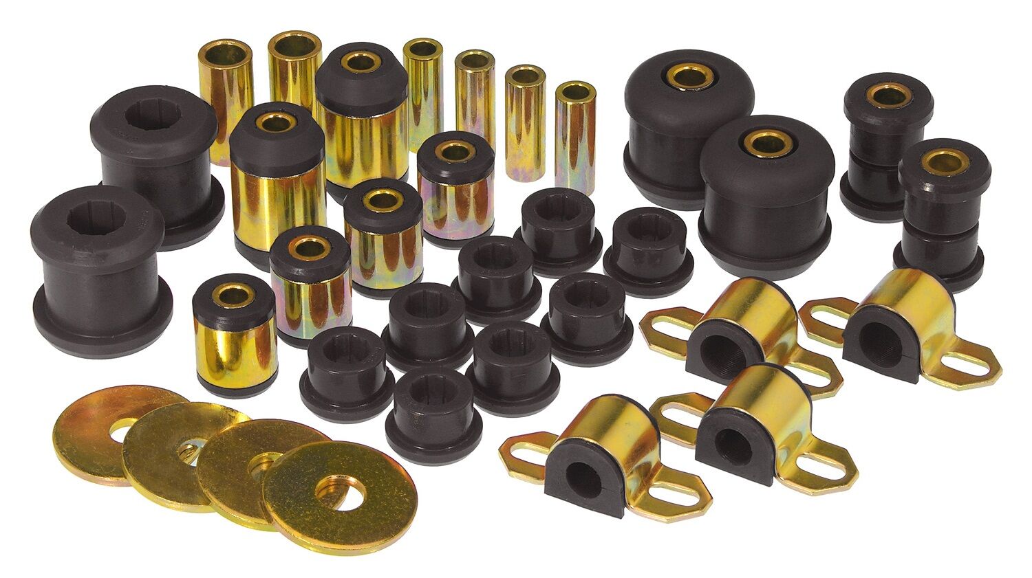 2000-2005 Toyota Celica Total Bushing Kit Black Prothane - 18-2007-BL