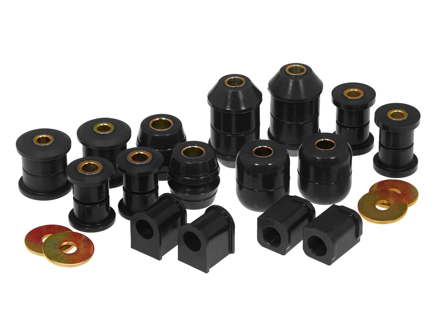 1991-1995 Toyota MR2 Total Bushing Kit Black Prothane - 18-2009-BL