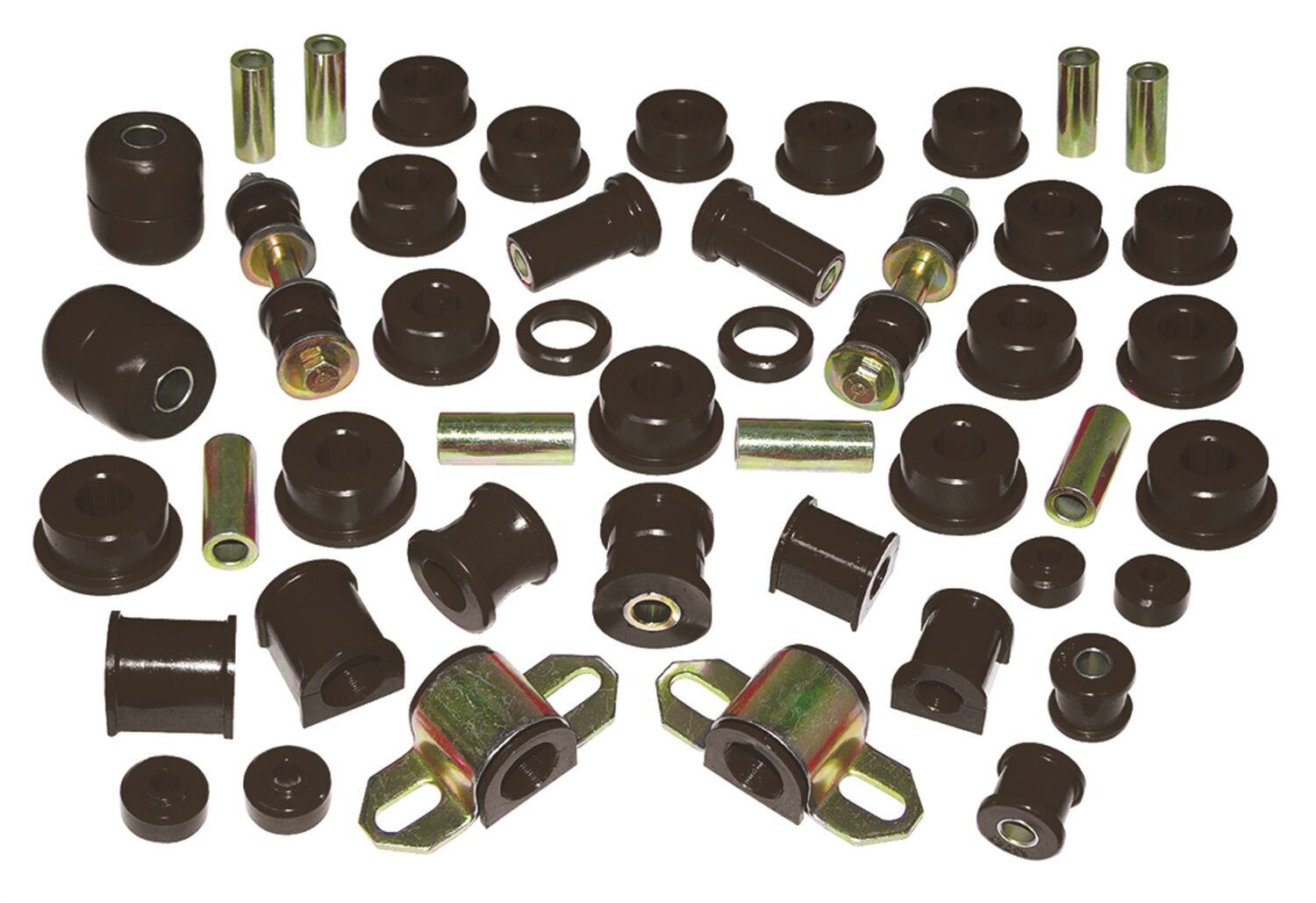 1985-1987 Toyota Corolla Sport GTS/Sport SR5 Total Bushing Kit Black Prothane - 18-2010-BL