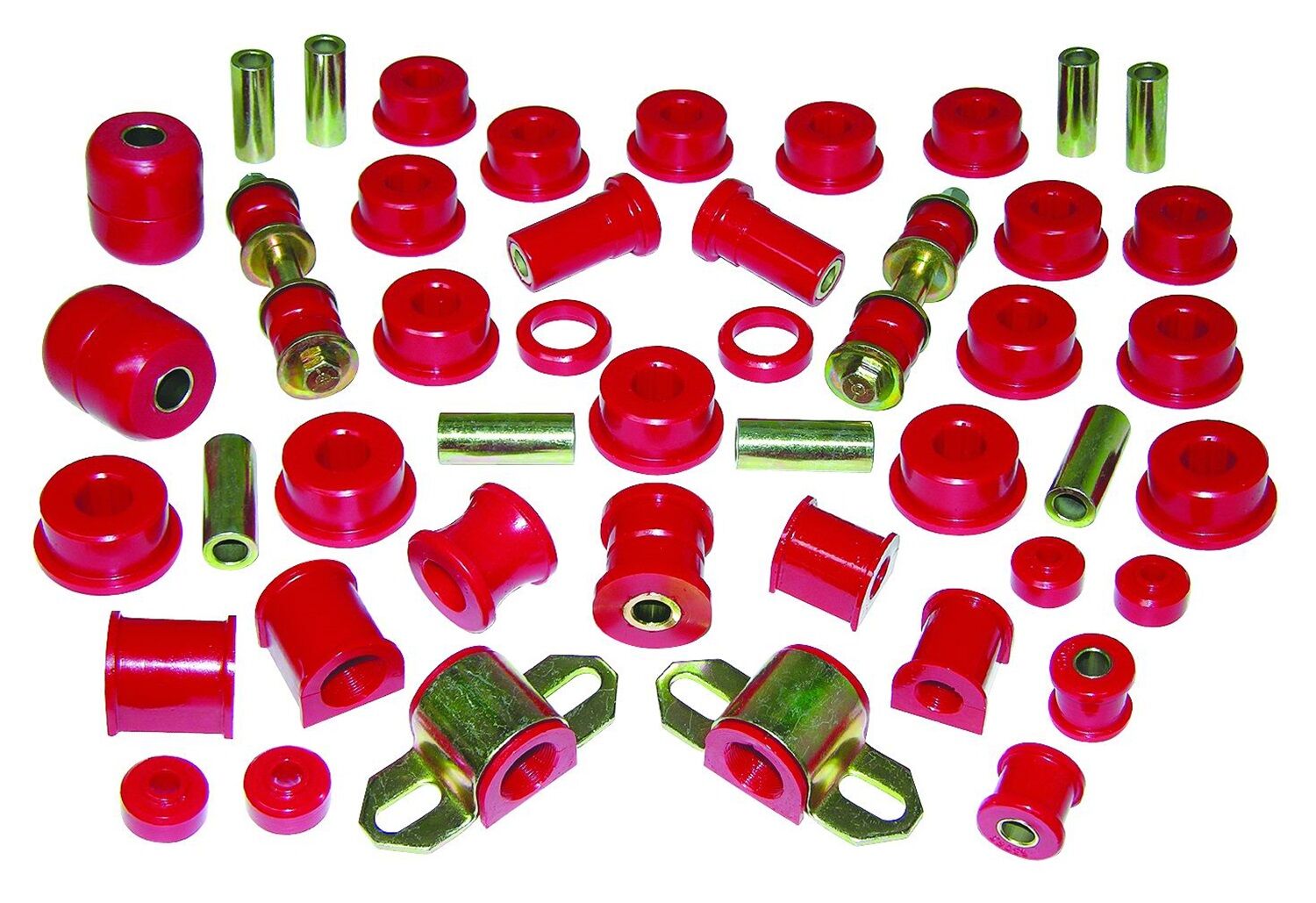 1985-1987 Toyota Corolla Sport GTS/Sport SR5 Total Bushing Kit Red Prothane - 18-2010