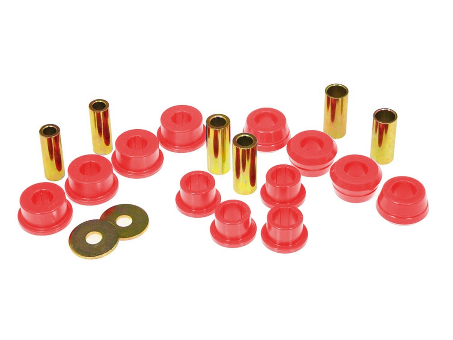 1991-1995 Toyota MR2 Rear Control Arm Bushing Kit Red Prothane - 18-303
