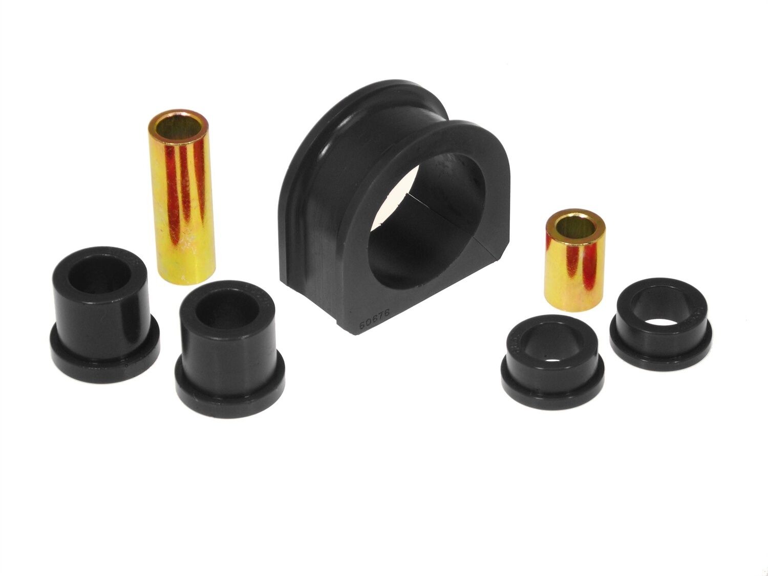 1995-1997 Toyota Tacoma SR5 Steering Rack and Pinion Bushing Kit Black Prothane - 18-701-BL