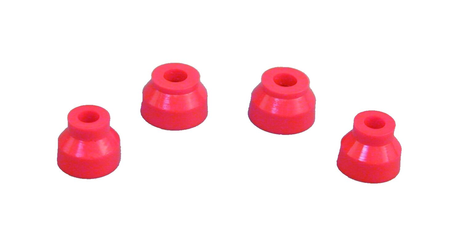 1984-1989 Chevy Corvette Ball Joint Boot Kit Red Prothane - 19-1715