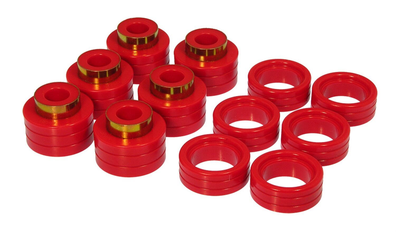 1994-2001 Dodge Ram 2500 Body Mount Kit Red Prothane - 4-107