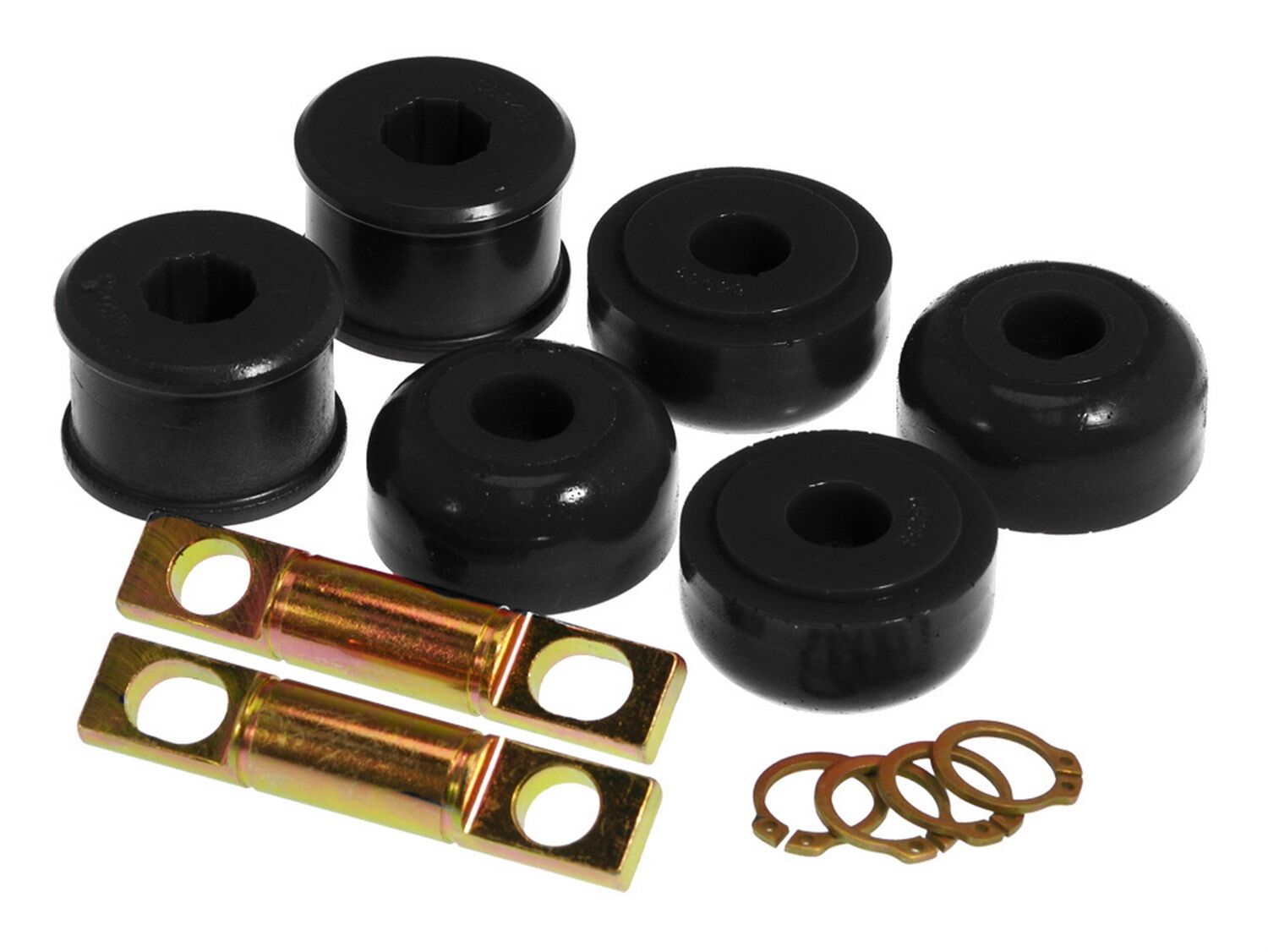 2003-2005 Dodge Neon Rear Strut Rod Bushing Kit Black Prothane - 4-1206-BL