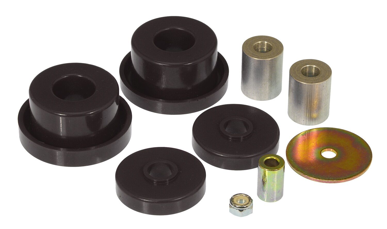 2005-2010 Chrysler 300 C/C SRT8 Front Differential Bushing Kit Black Prothane - 4-1607-BL