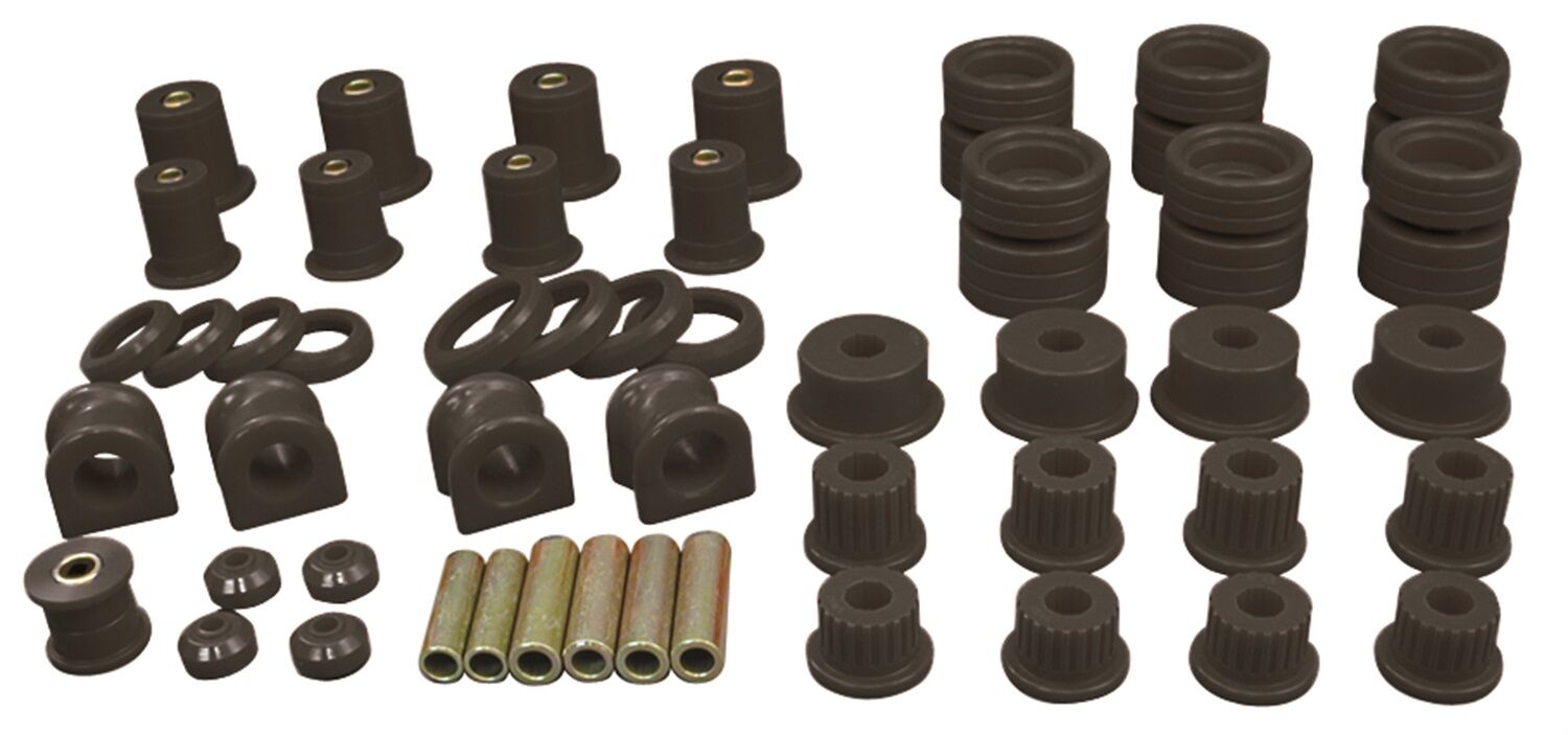 1995-1996 Dodge Ram 1500 4WD Total Bushing Kit Black Prothane - 4-2005-BL