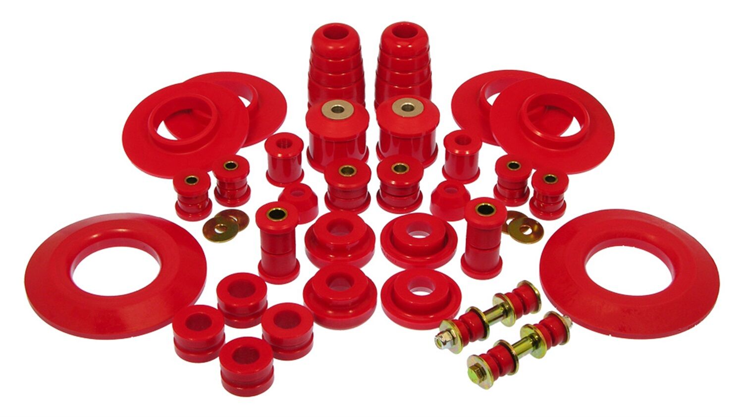 2005-2006 Chrysler PT Cruiser Base/GT/Touring Total Bushing Kit Red Prothane - 4-2006