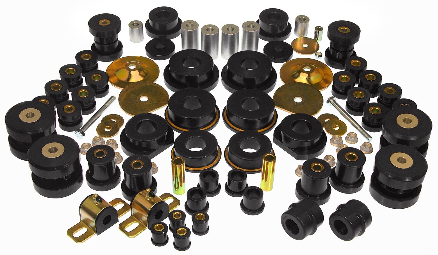 2007-2010 Dodge Charger Total Bushing Kit Black Prothane - 4-2010-BL