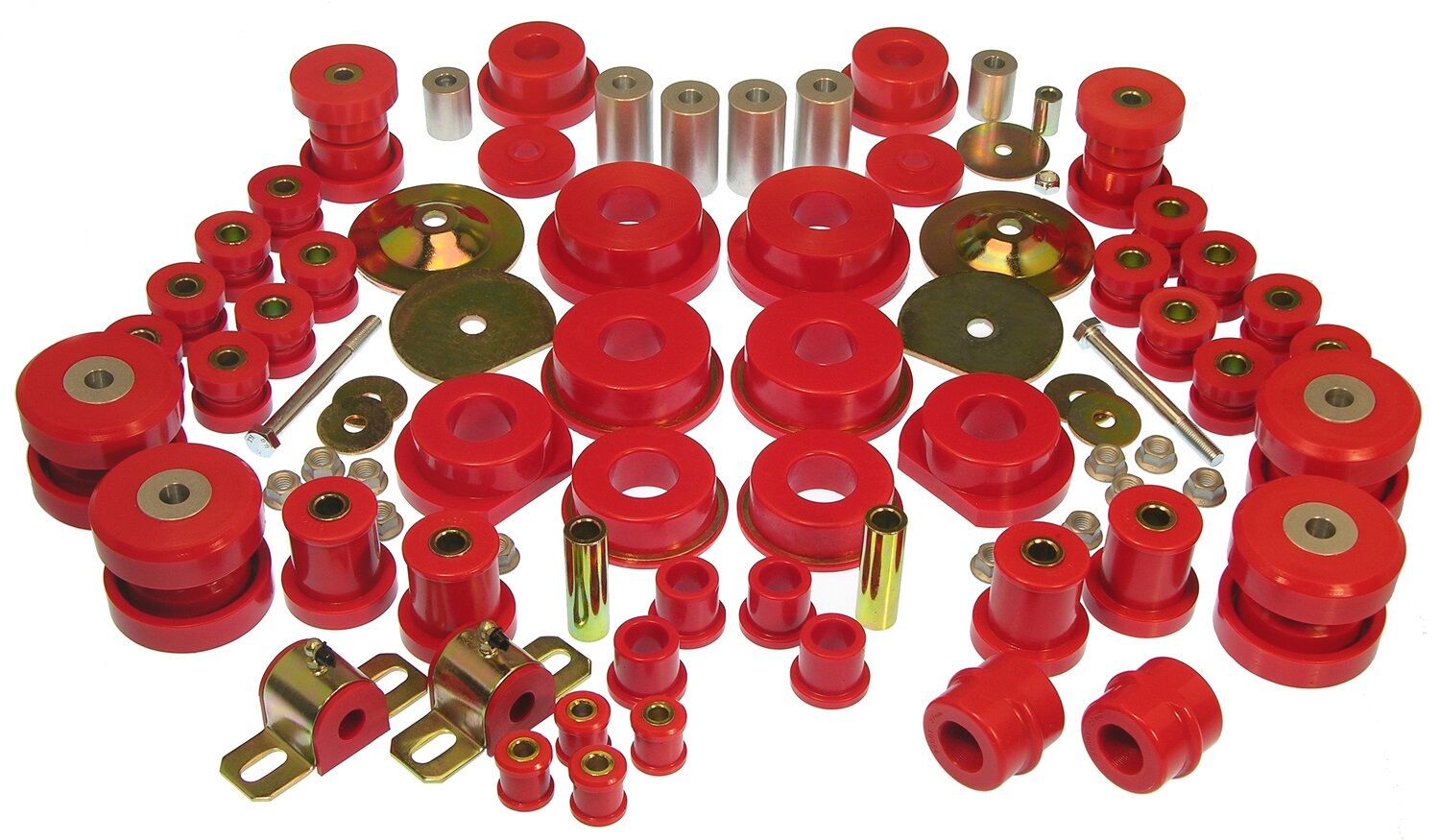 2007-2010 Dodge Charger Total Bushing Kit Red Prothane - 4-2010