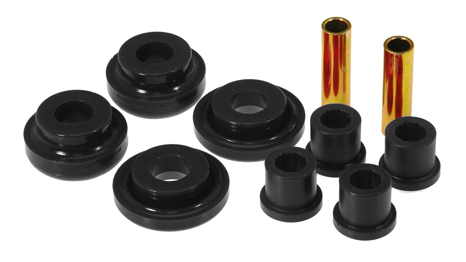 2003-2005 Dodge Neon Front Control Arm Bushing Kit Black Prothane - 4-214-BL