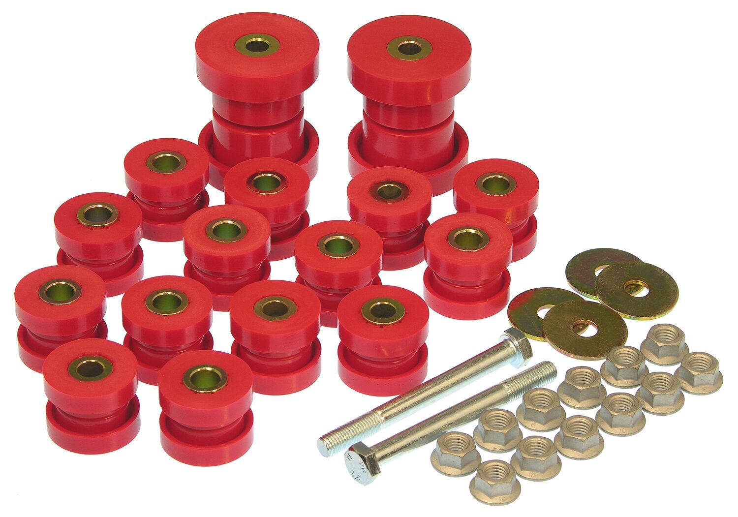 2005-2010 Chrysler 300 C/C SRT8 Rear Control Arm Bushing Kit Red Prothane - 4-220