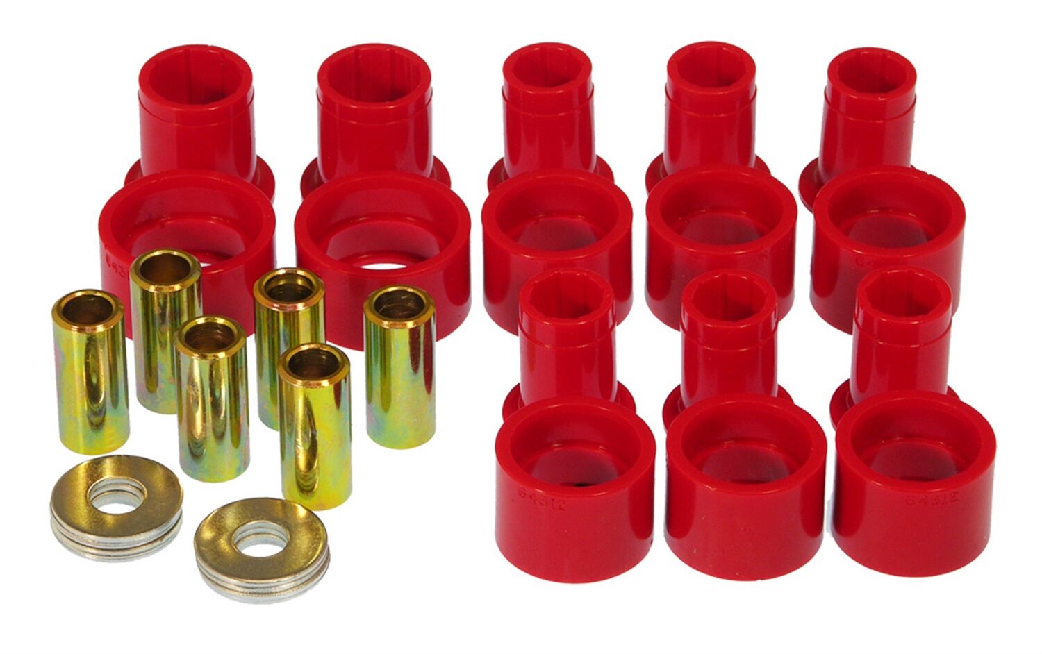 2003-2005 Dodge Neon Rear Control Arm Bushing Kit Red Prothane - 4-304