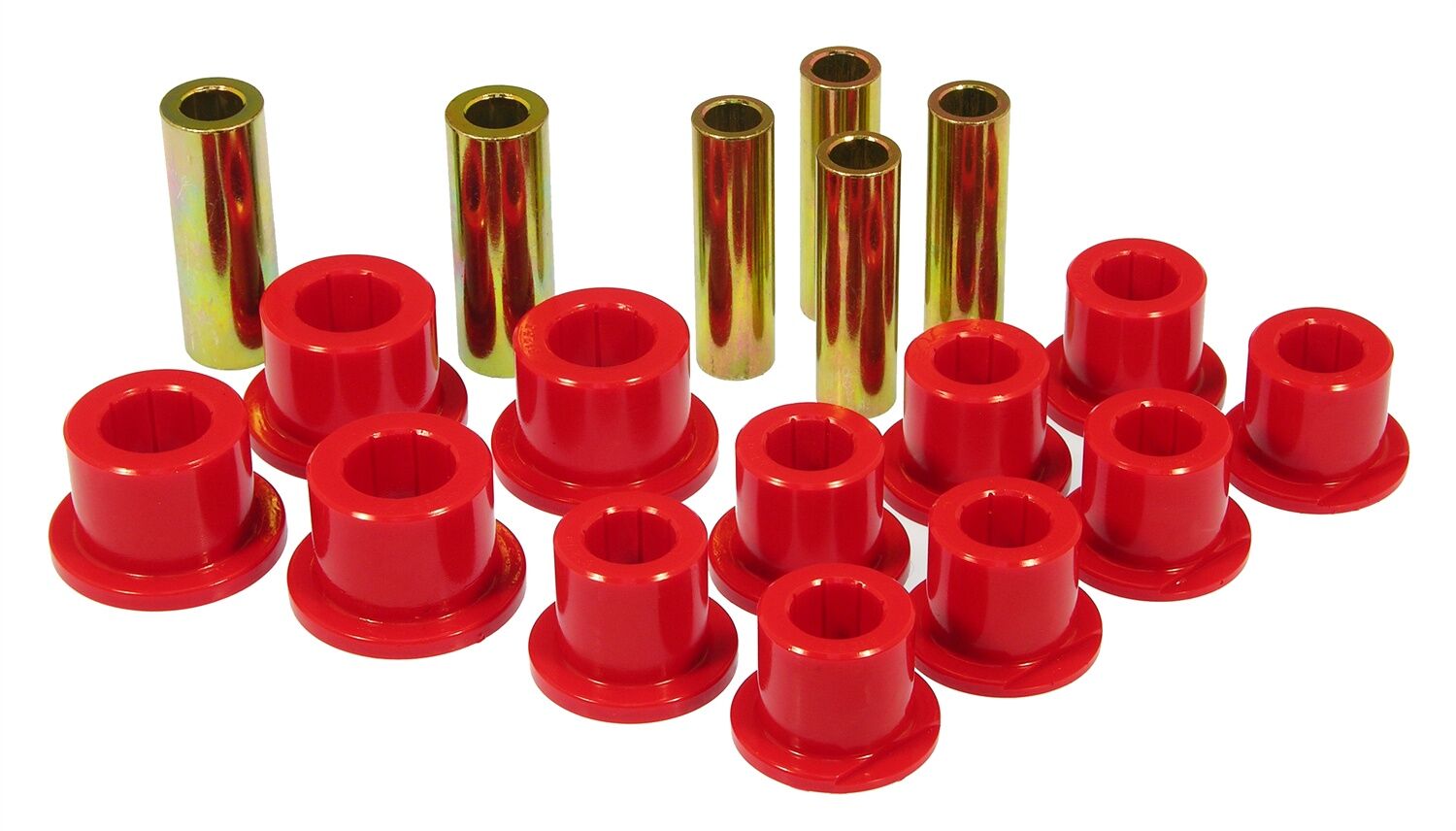 1999-2004 Ford F-250 SuperDuty 4WD Rear Leaf Spring Eye Bushing Red Prothane - 6-1026