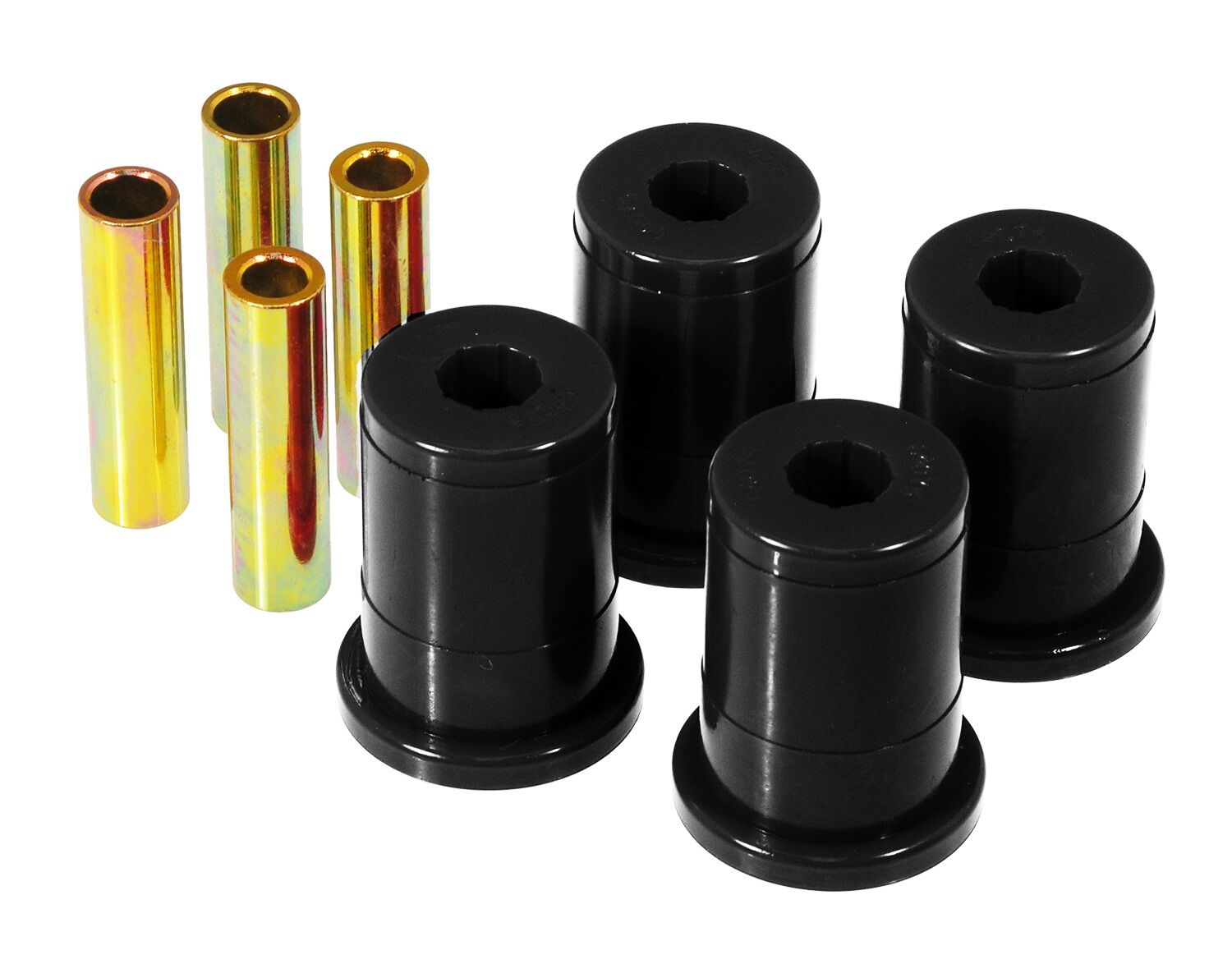 2001-2004 Ford Mustang Rear Subframe Bushing Kit Black Prothane - 6-112-BL