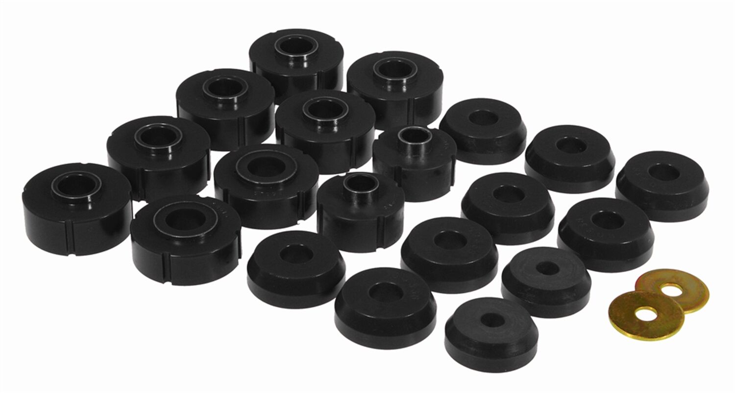 2001-2003 Ford F-150 Harley-Davidson/King Ranch/Lariat/XLT Body And Cab Mount Bushing Kit Black Prothane