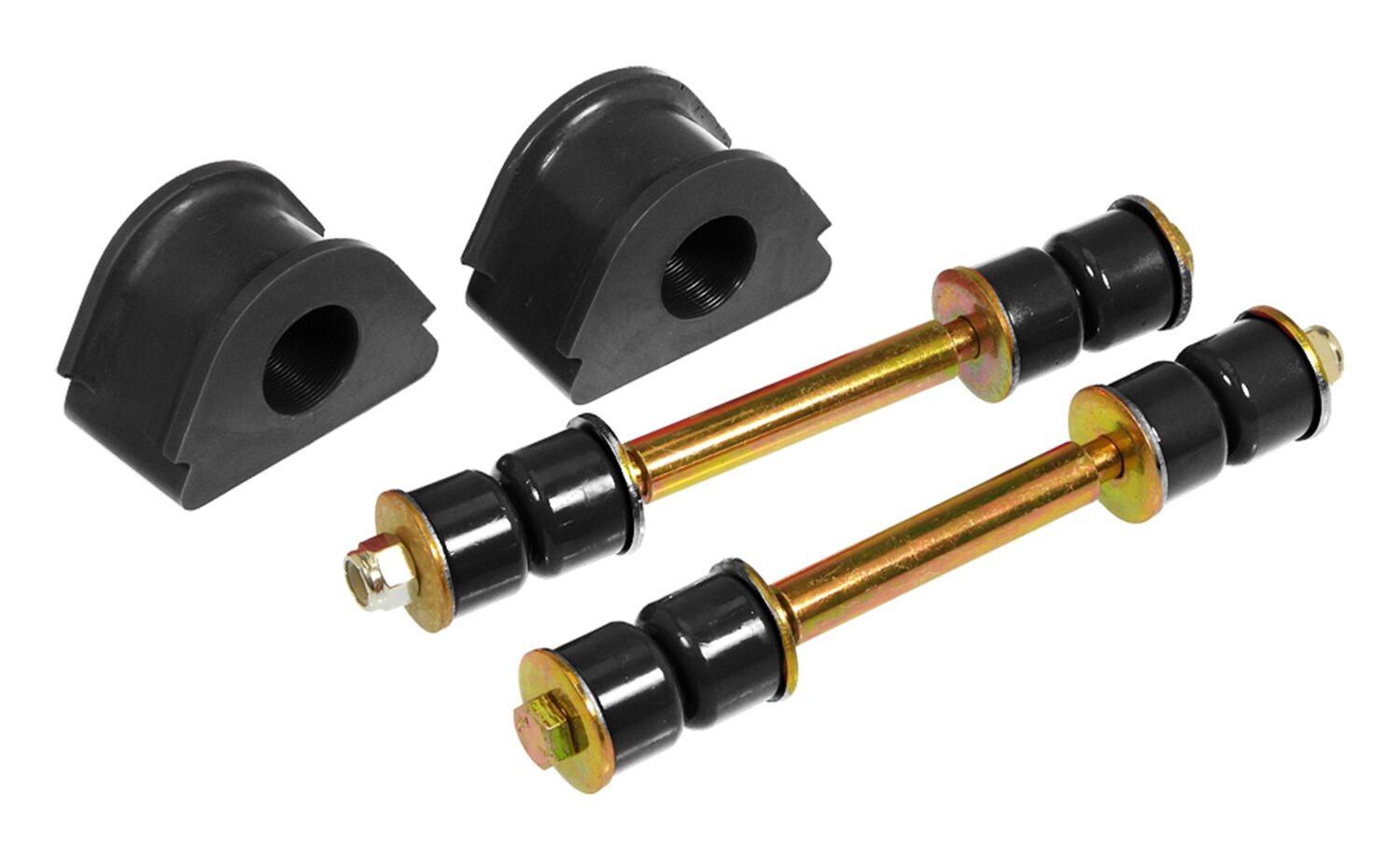 1997-1998 Ford F-150 4WD Front Sway Bar Bushing Kit Black Prothane - 6-1154-BL