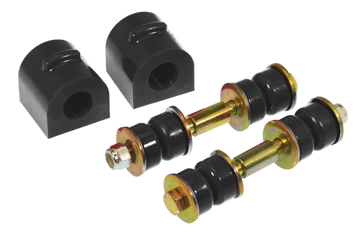 2000-2001 Ford Focus Rear Sway Bar Bushing Kit Black Prothane - 6-1156-BL