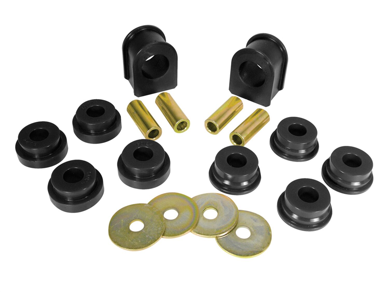 1999-2004 Ford F-250 SuperDuty 4WD Front Sway Bar Bushing Black Prothane - 6-1166-BL