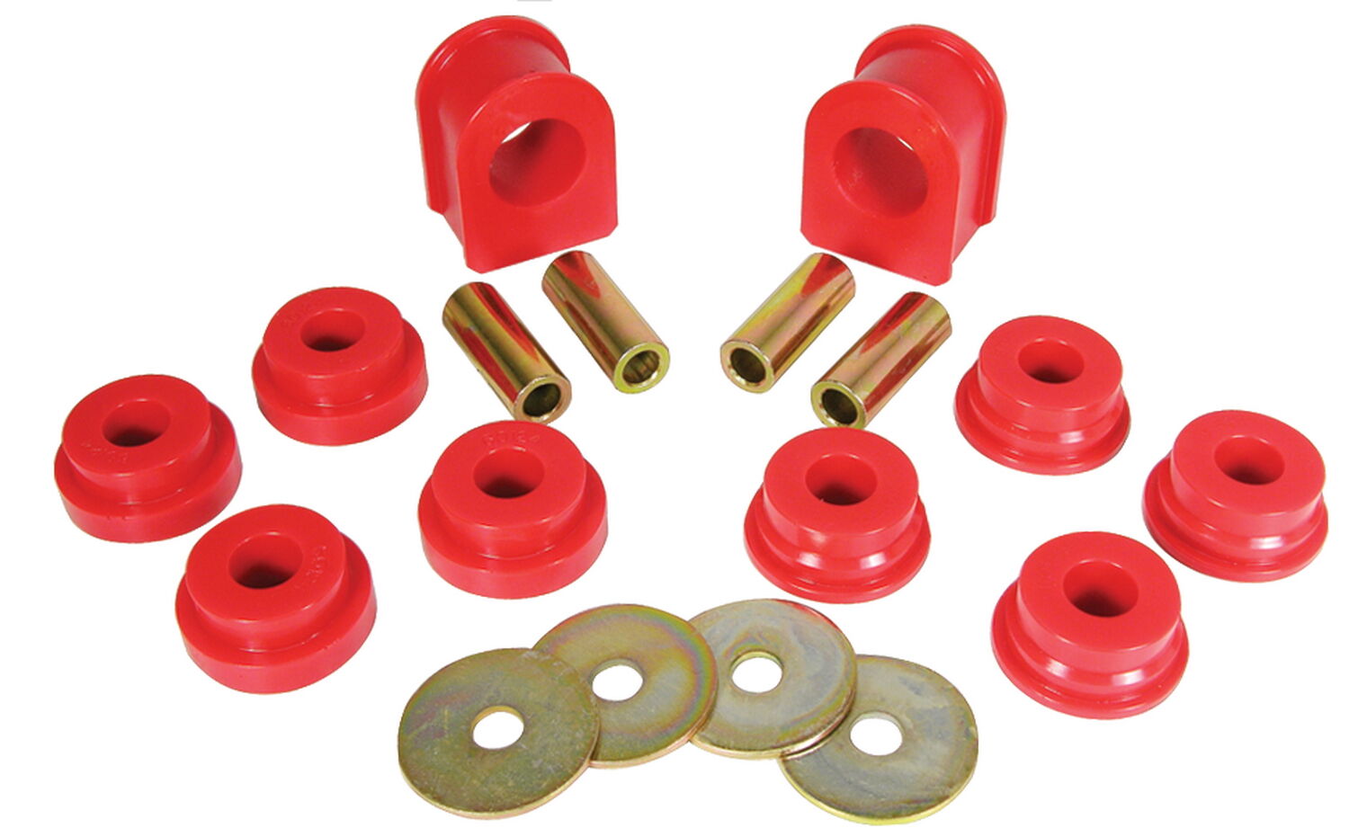 1999-2004 Ford F-250 SuperDuty 4WD Front Sway Bar Bushing Red Prothane - 6-1166
