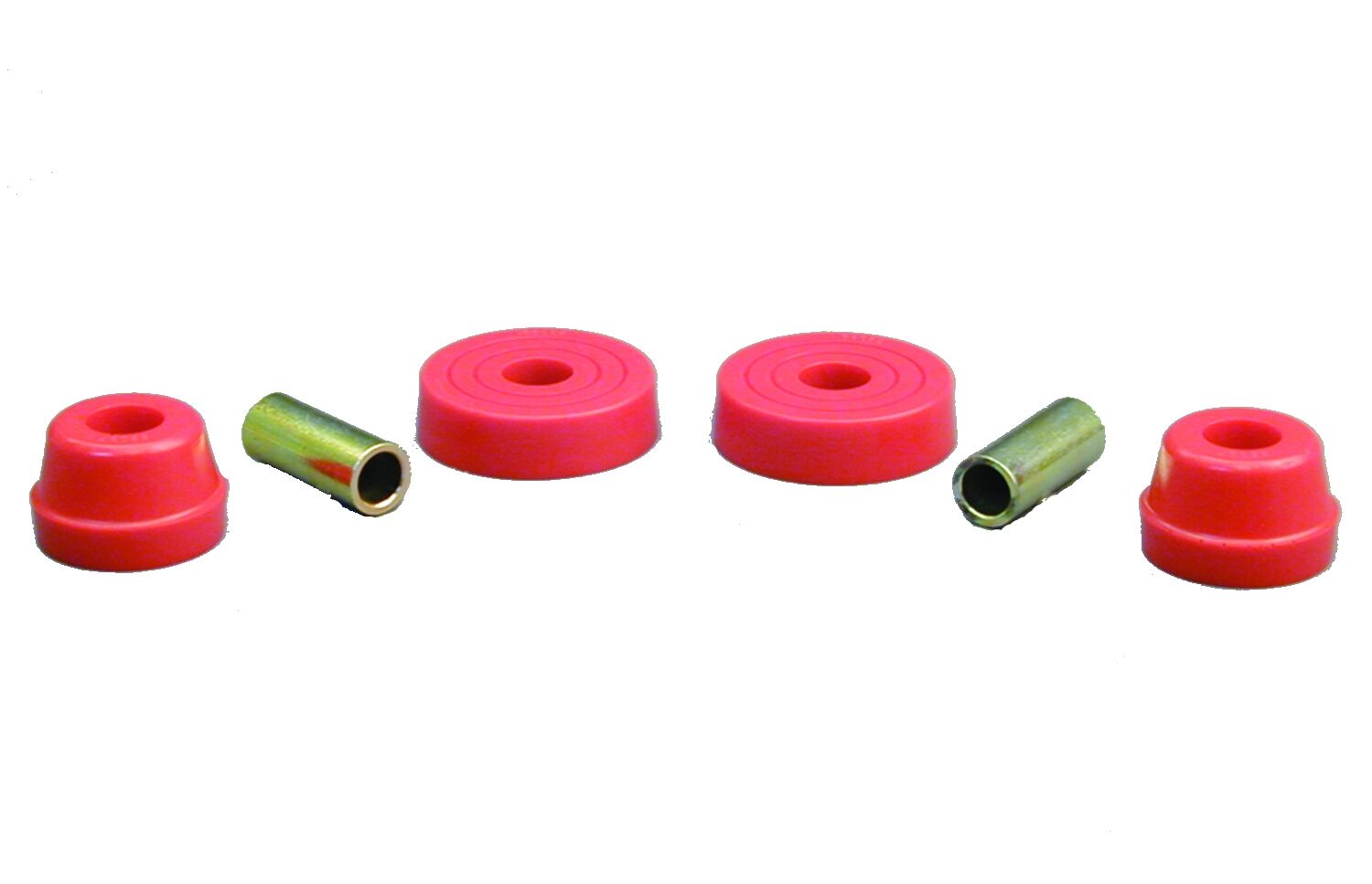 1983-1992 Ford Mustang Rear Strut Tower Bushing Kit Red Prothane - 6-1213