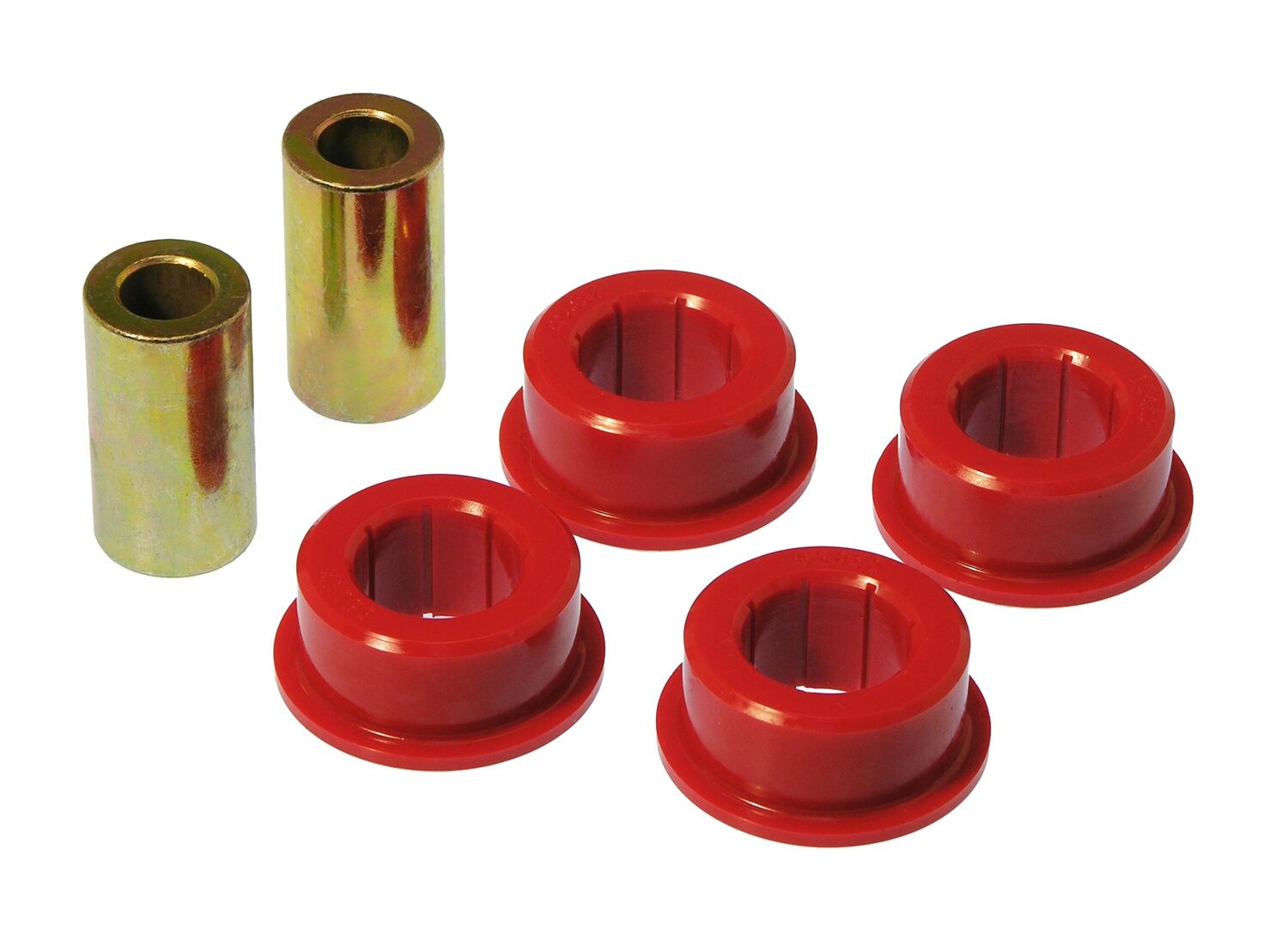 2005-2006 Ford Mustang Rear Track Bar Bushing Kit Red Prothane - 6-1219