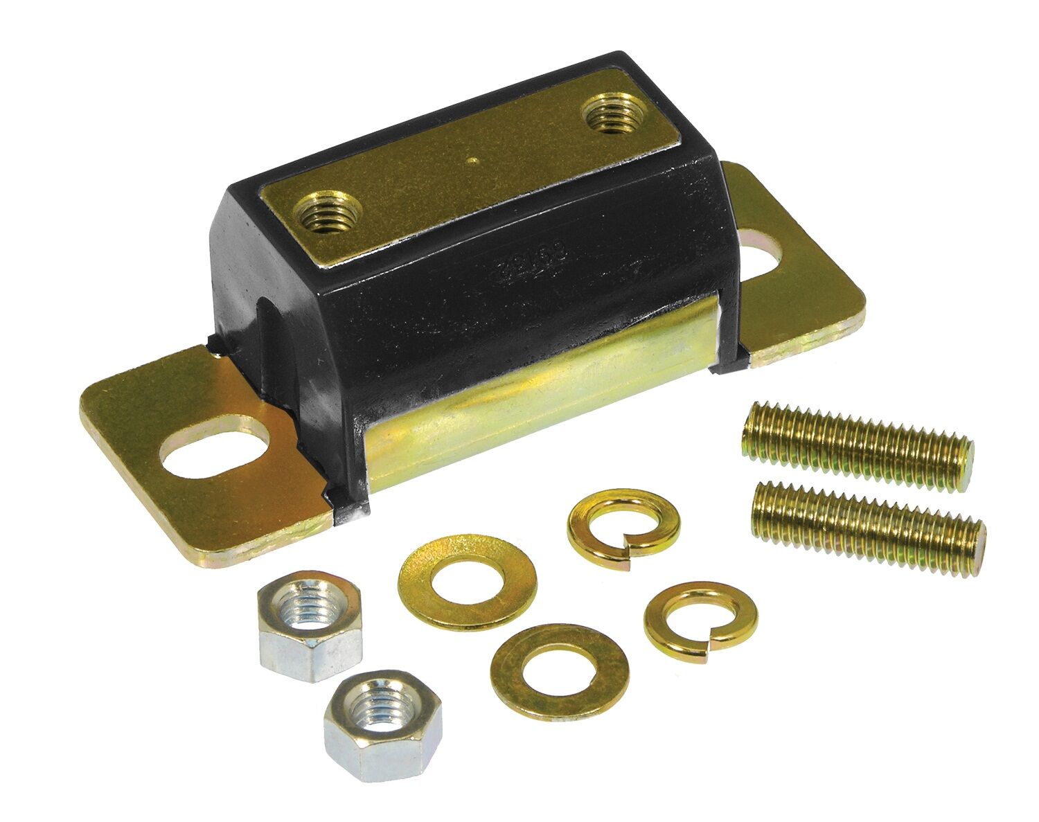 1982-1984 Ford Mustang 2.3L L Front Transmission Mount Kit Black Prothane - 6-1608-BL