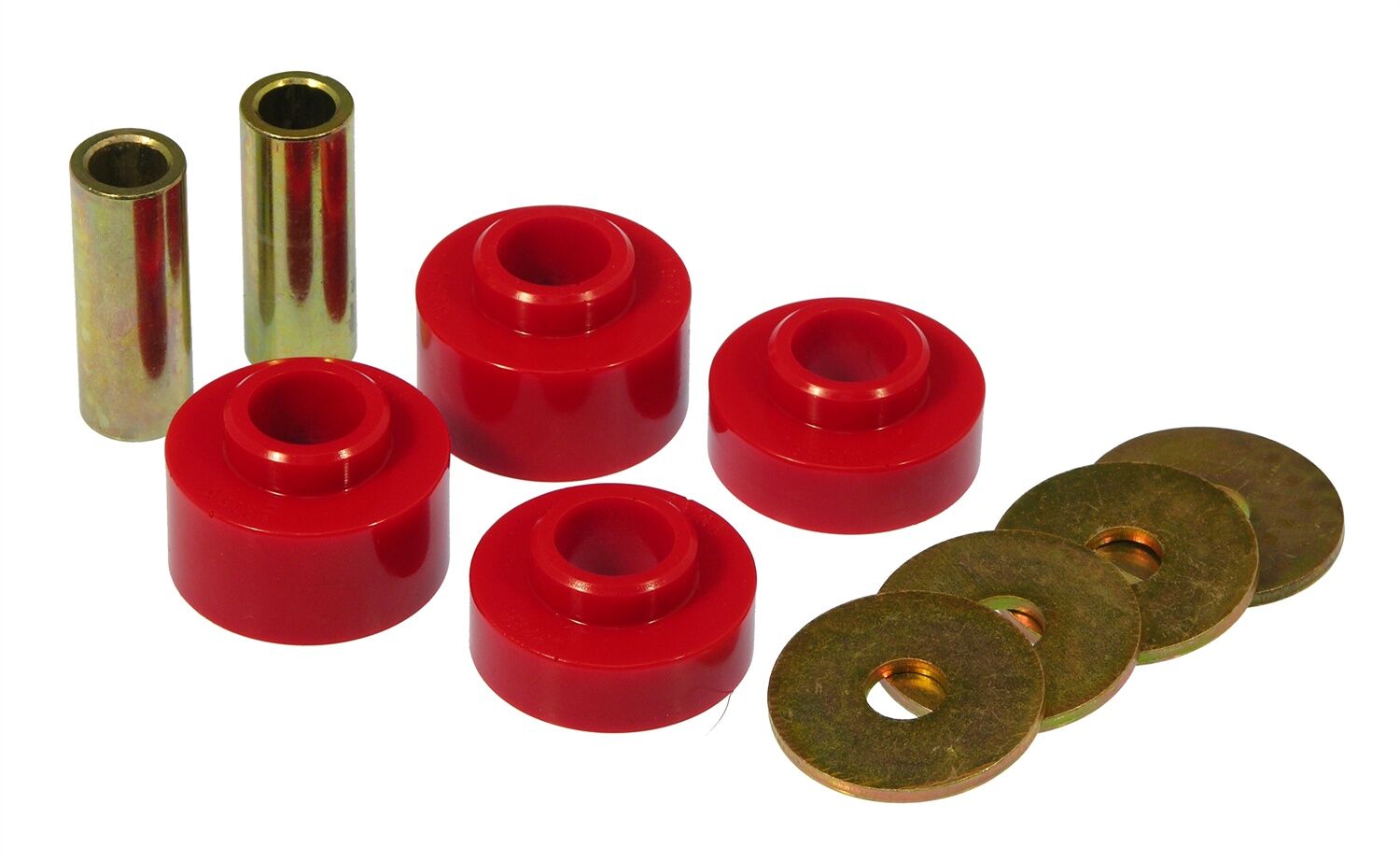 2000 Ford Mustang Base/GT Front Differential Bushing Kit Red Prothane - 6-1609