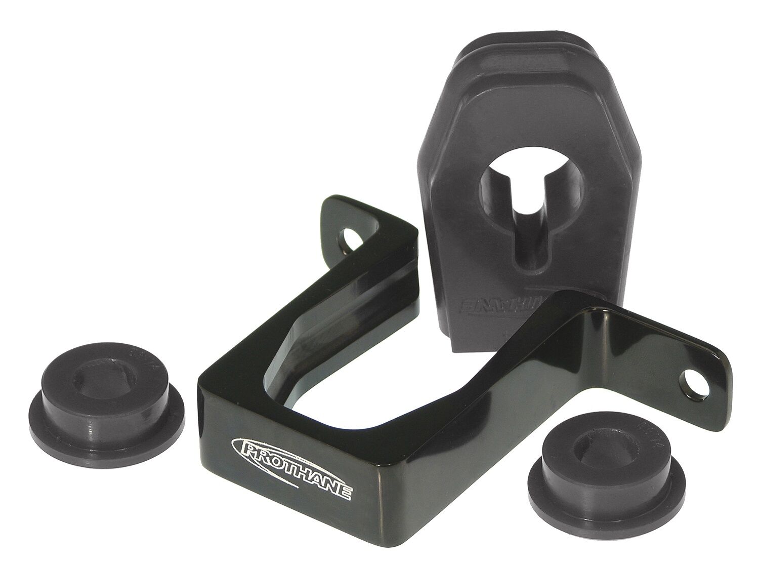 2011-2014 Ford Mustang Shifter Bushing Kit Black Prothane - 6-1613-BL