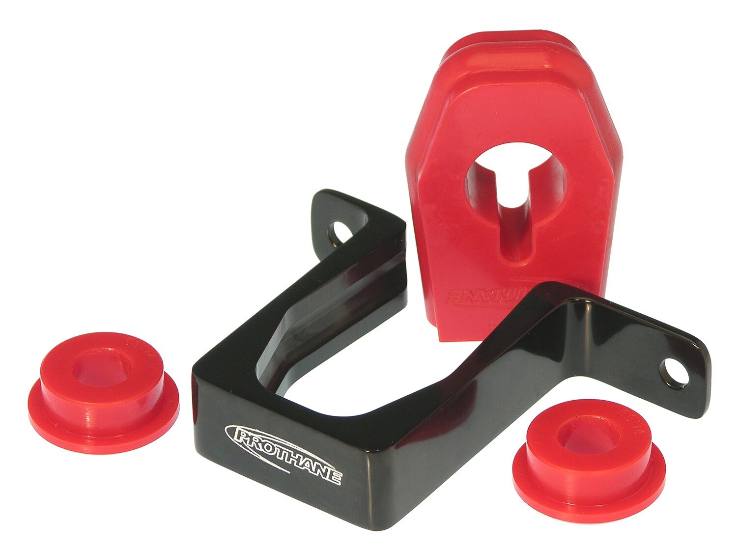 2011-2014 Ford Mustang Shifter Bushing Kit Red Prothane - 6-1613