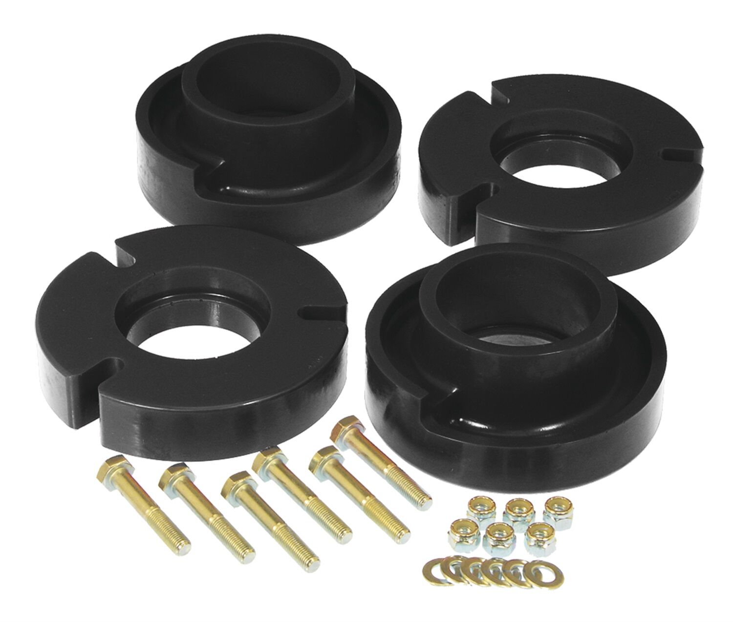 2004 Ford F-150 Front Coil Spring Lift Kit Black Prothane - 6-1710-BL