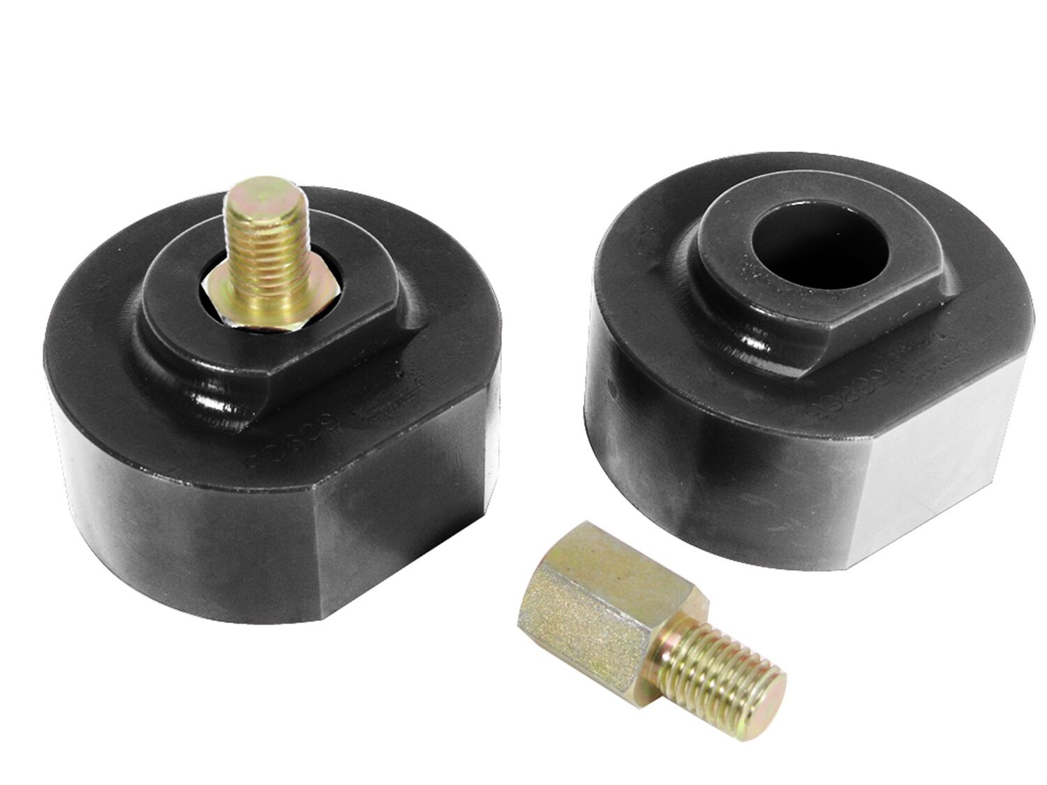 1999-2003 Ford F-250 SuperDuty RWD Front Coil Spring Lift Spacer Black Prothane - 6-1711-BL