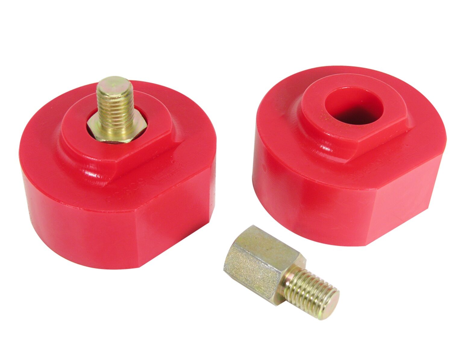 1999-2003 Ford F-350 SuperDuty RWD Front Coil Spring Lift Spacer Red Prothane - 6-1711