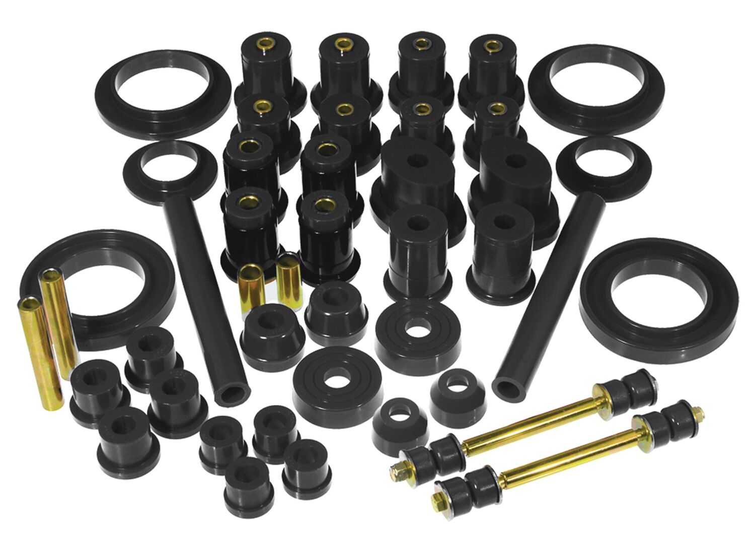 1985-1986 Ford Mustang SVO Total Bushing Kit Black Prothane - 6-2002-BL