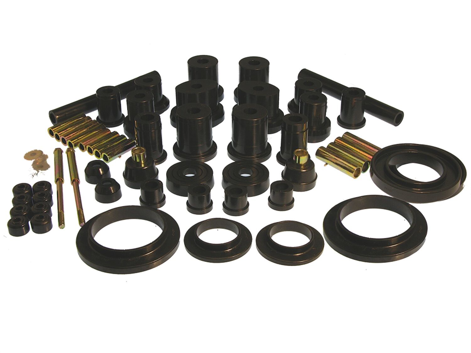 1994-1998 Ford Mustang Base Total Bushing Kit Black Prothane - 6-2003-BL