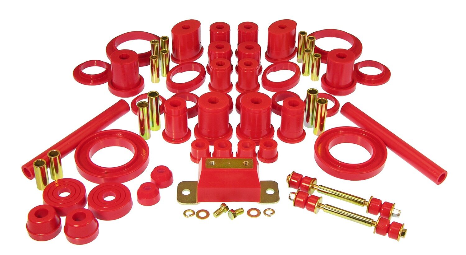 1995 Ford Mustang GTS Total Bushing Kit Red Prothane - 6-2006