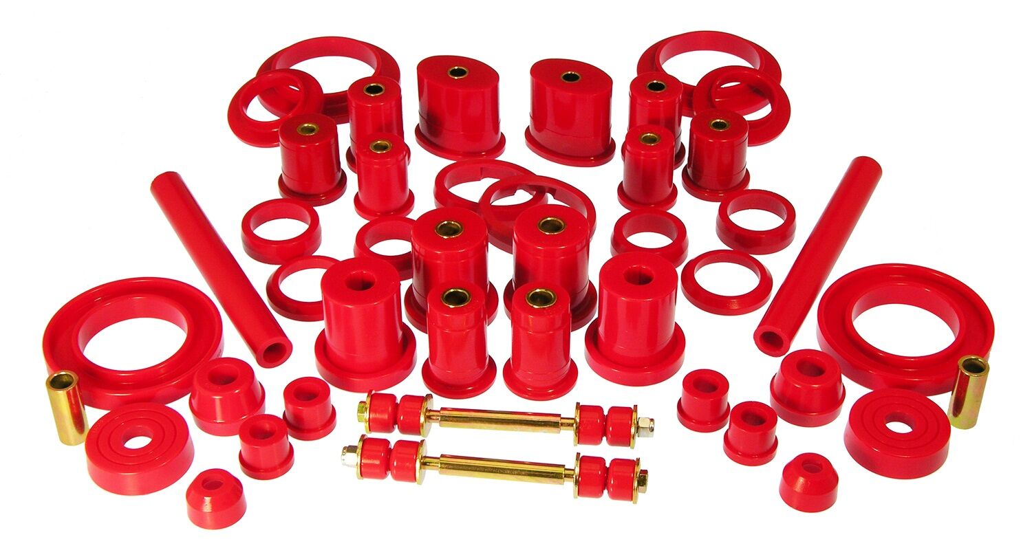 1999-2004 Ford Mustang Base Total Bushing Kit Red Prothane - 6-2025