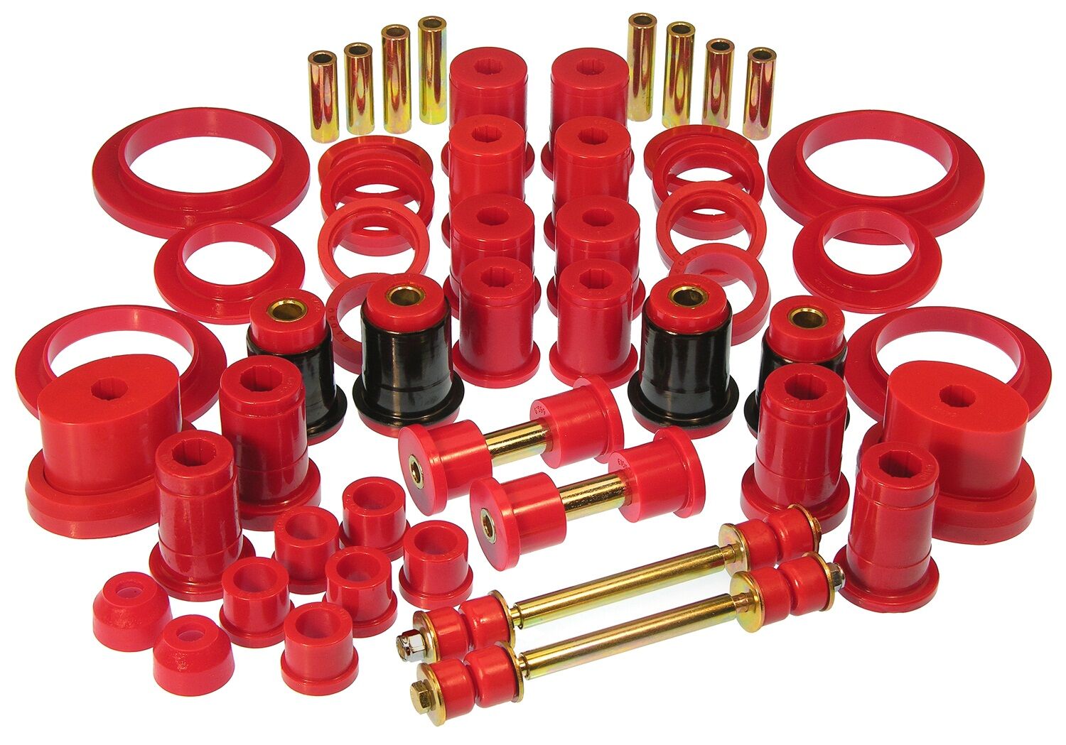 1981 Ford Mustang Base/Ghia Total Bushing Kit Red Prothane - 6-2029