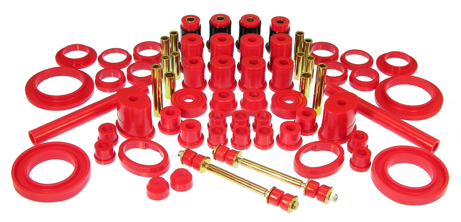 1983 Ford Mustang GL/GLX/Turbo GT Total Bushing Kit Red Prothane - 6-2031