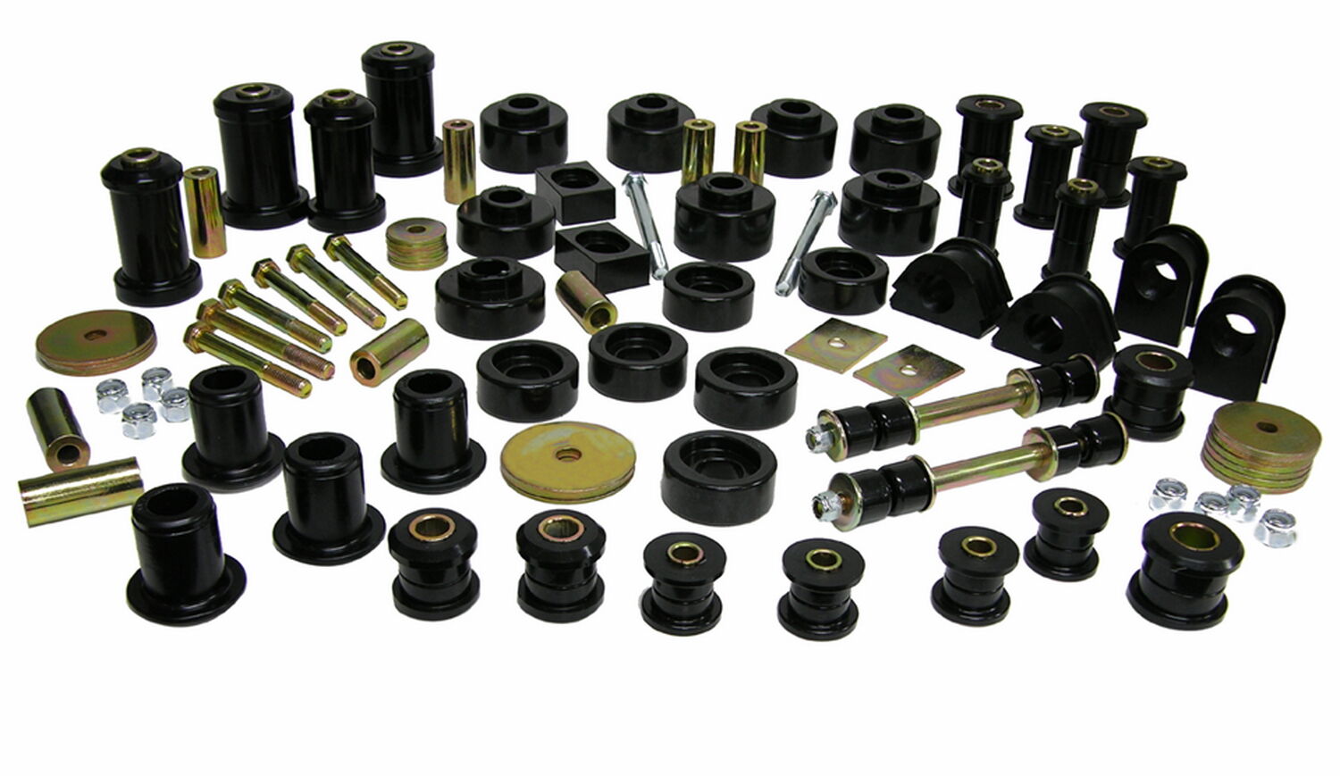 1997-1998 Ford F-150 4WD Total Bushing Kit Black Prothane - 6-2036-BL