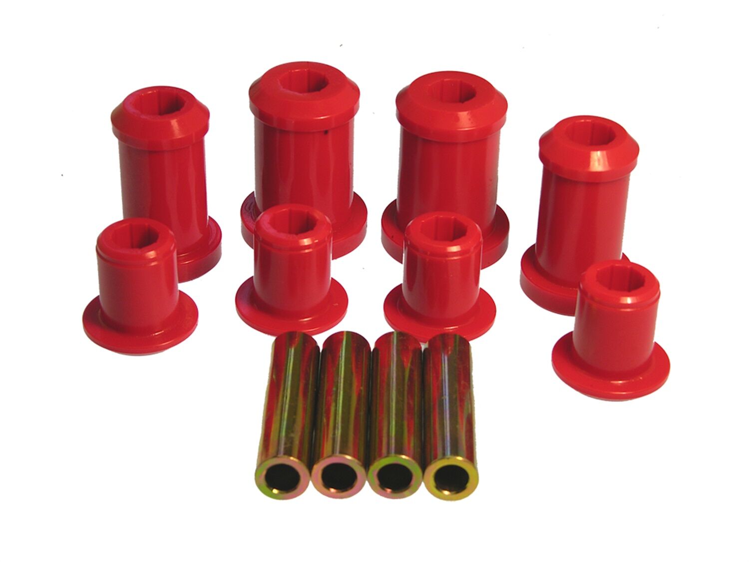 1999-2000 Ford F-150 Base 4WD Front Control Arm Bushing Kit Red Prothane - 6-219