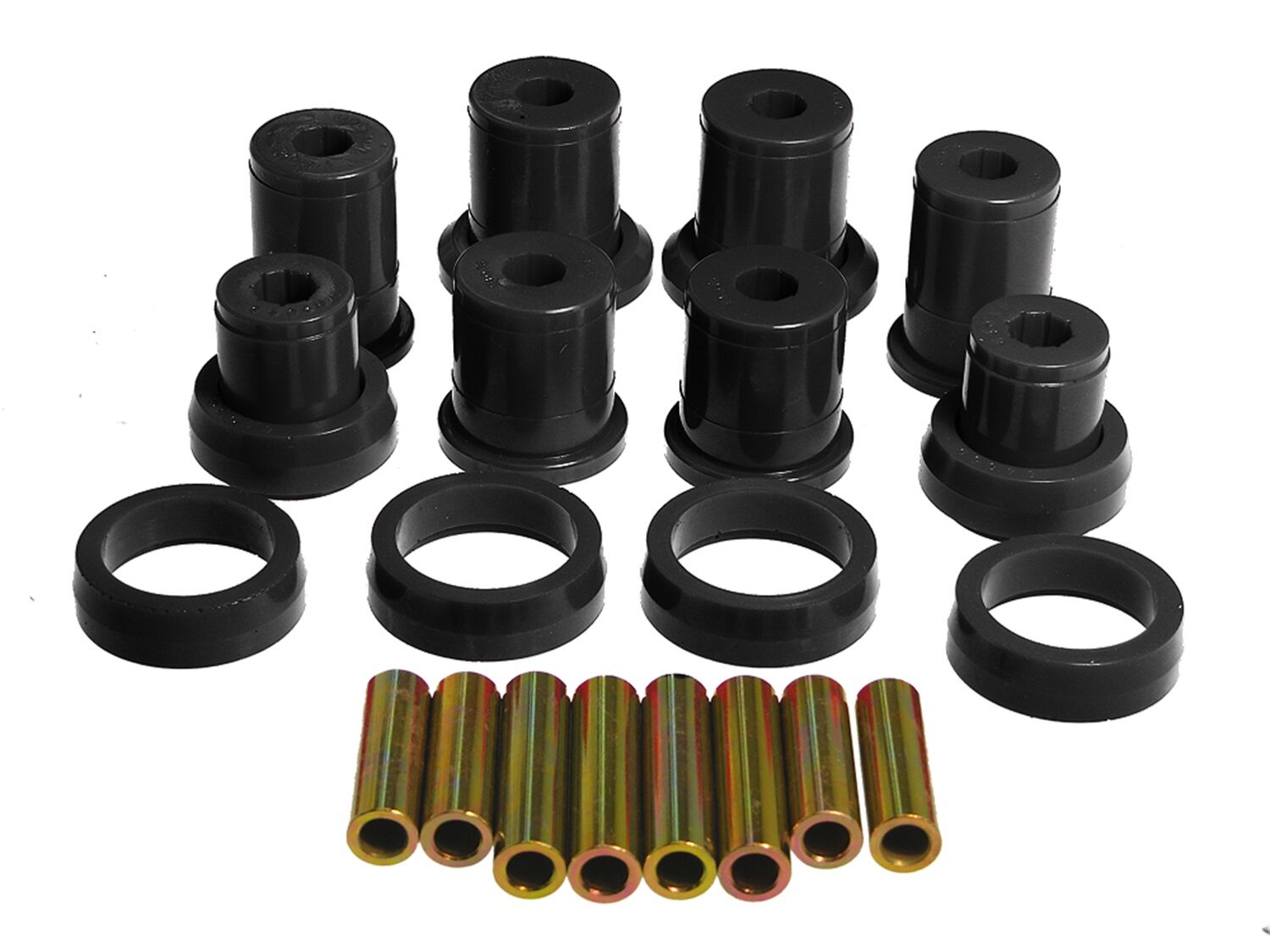1984-1986 Ford Mustang SVO Rear Control Arm Bushing Kit Black Prothane - 6-303-BL