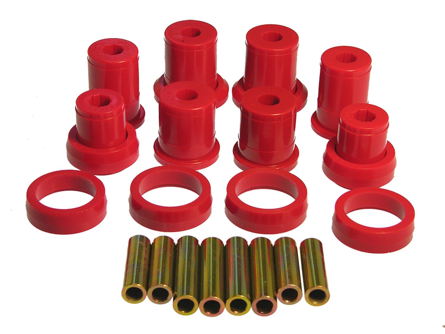 1984-1986 Ford Mustang SVO Rear Control Arm Bushing Kit Red Prothane - 6-303