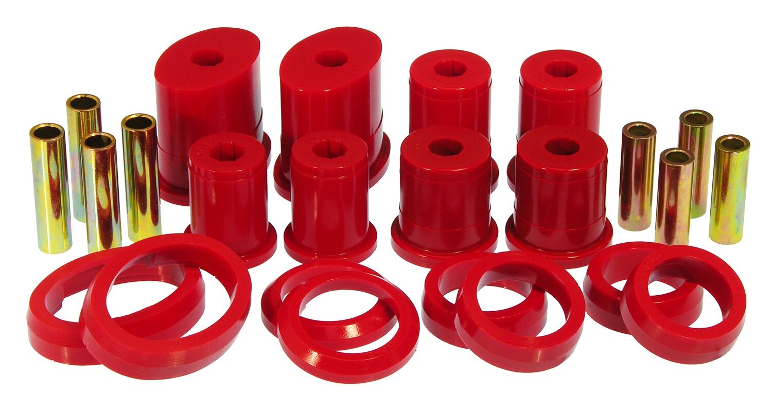 2001-2004 Ford Mustang Rear Control Arm Bushing Kit Red Prothane - 6-306