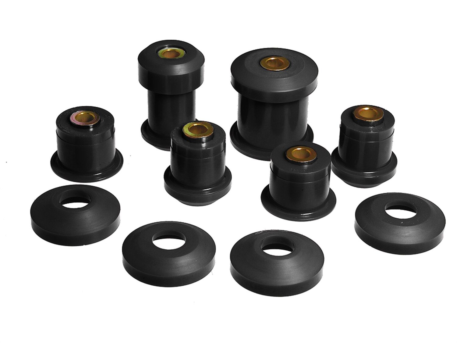 2005-2006 Ford Mustang Rear Control Arm Bushing Kit Black Prothane - 6-312-BL